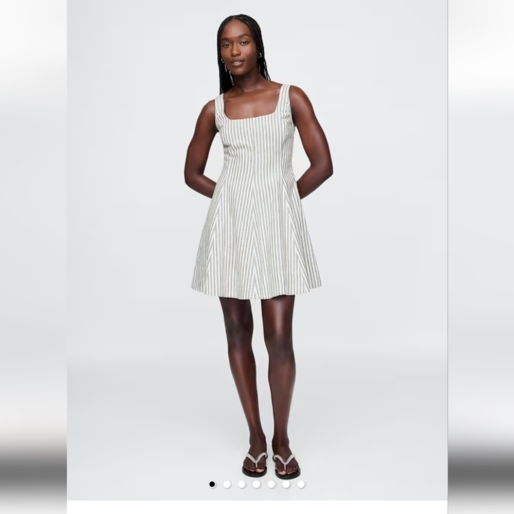 NWT Gap Linen Blend Mini Dress